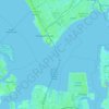 Hampton Roads topographic map, elevation, terrain