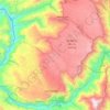 Los Santos topographic map, elevation, terrain