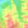 Zimnodół topographic map, elevation, terrain