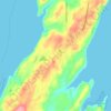 Home topographic map, elevation, terrain