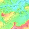 Sutton Mandeville topographic map, elevation, terrain