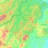 San José de Bocay topographic map, elevation, terrain