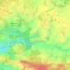 Pontigné topographic map, elevation, terrain
