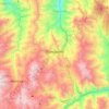 Pamplona topographic map, elevation, terrain