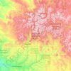 San Juan National Forest topographic map, elevation, terrain
