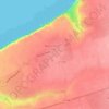 Belleville-sur-Mer topographic map, elevation, terrain