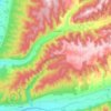 Le Castellet topographic map, elevation, terrain