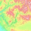 South Fork Boise River topographic map, elevation, terrain