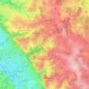 Issoudun-Létrieix topographic map, elevation, terrain