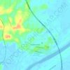 Frederickton topographic map, elevation, terrain