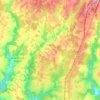 Chalais topographic map, elevation, terrain