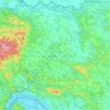 Rétsági járás topographic map, elevation, terrain