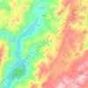 Hornos topographic map, elevation, terrain