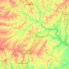 Rowan County topographic map, elevation, terrain