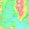 Leintwardine topographic map, elevation, terrain