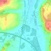 Tidmarsh topographic map, elevation, terrain