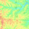 Lincoln Parish topographic map, elevation, terrain