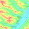 Castillon-Savès topographic map, elevation, terrain