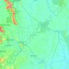 Jempol topographic map, elevation, terrain