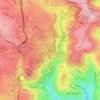 Temple Mount topographic map, elevation, terrain