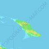Heron Island topographic map, elevation, terrain