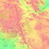 West Azerbaijan Province topographic map, elevation, terrain