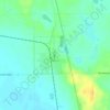 Oberon topographic map, elevation, terrain