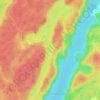 Garter Lake topographic map, elevation, terrain