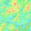 德庆县 topographic map, elevation, terrain