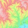 ولسوالی سالنگ topographic map, elevation, terrain