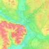 Bryansk topographic map, elevation, terrain