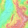 Santander topographic map, elevation, terrain