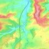 Wartenberg-Rohrbach topographic map, elevation, terrain