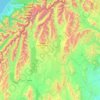 Mackenzie District topographic map, elevation, terrain