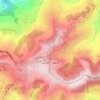 Dhour El Choueir topographic map, elevation, terrain