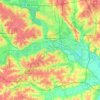 Des Moines topographic map, elevation, terrain
