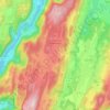 Sonthonnax-la-Montagne topographic map, elevation, terrain