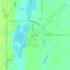 Rocklake topographic map, elevation, terrain