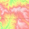 Grasslands National Park topographic map, elevation, terrain