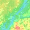 Rylestone Lake topographic map, elevation, terrain