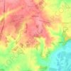 Tatenhill topographic map, elevation, terrain