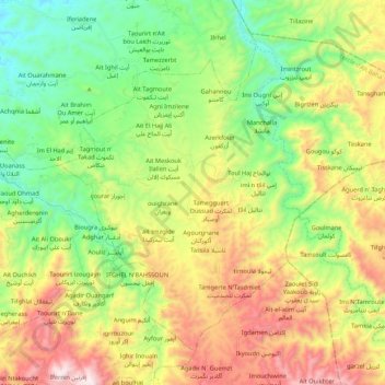 Hilala هلالة topographic map, elevation, terrain