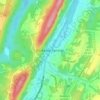 Bath (Berkeley Springs) topographic map, elevation, terrain