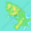 Garden Island topographic map, elevation, terrain