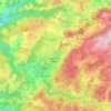 Castelnau-de-Brassac topographic map, elevation, terrain
