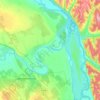 Новомальтинское сельское поселение topographic map, elevation, terrain