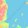Queens Channel topographic map, elevation, terrain