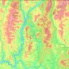 Stevens County topographic map, elevation, terrain