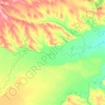 Владимирское сельское поселение topographic map, elevation, terrain