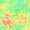 Carmo da Cachoeira topographic map, elevation, terrain
